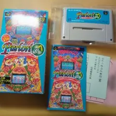 パーラーミニ7 箱説明書付きスーパーファミコンソフト