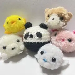 ぽんぽんの動物たちとまるぱんだ