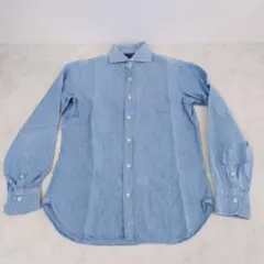 BEAMS スリムフィット デニムシャツ
