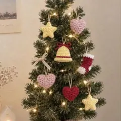 ☆ハンドメイド☆ クリスマスオーナメント 7개 세트