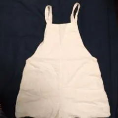 GAP KIDS ホワイト　サロペットショートパンツ XXL　160cm