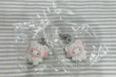 サンリオキャラクターズ　めじるしアクセサリー　ふわふわスノー　マイメロディ