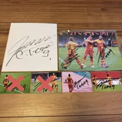 鄭大世選手　直筆サインノート&カード 鄭大世選手 直筆サインノート&カード 鄭大世選手 直筆サイン