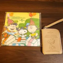 【新品未使用】NISSAY×スヌーピー パスケース&ジッパーバッグ