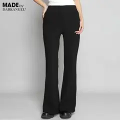 DarkAngielダークエンジェル裏起毛フレアパンツ スウェット ロング丈 M