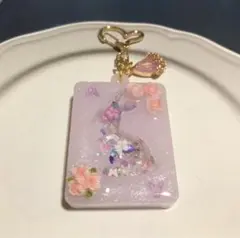 トランプ風華うさぎチャーム♡ゆめかわ