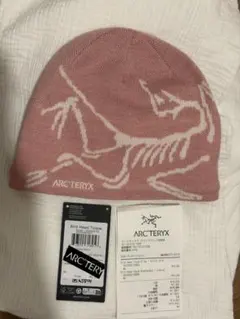 ARC'TERYX スケルトンデザイン ニット帽 ピンク アークテリクス - メルカリ