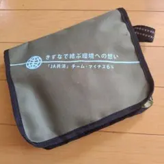 アンパンマンJA共済　折りたたみエコバッグ オリーブグリーン