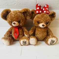 ディズニー　ユニベアシティ　ぬいぐるみ　プリン　モカ　2体セット