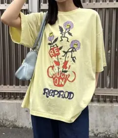 【リプロダクションレーベル】アソートヴィンテージフェードTEE　レモンイエローのサムネイル