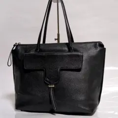 ✨美品✨TOD'S ニュージョイ トートバッグ レザー ブラック ロゴのサムネイル