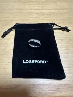 LOSEFORD ゴールドリング オリジナルポーチ付き - メルカリ