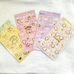 サンリオ　箔押しシール　ポムポム　マイメロ　キティ　リトルツインスターズ
