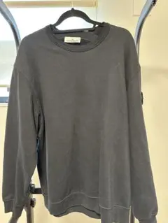 STONE ISLAND ブラック スウェット値下げ交渉可能 - メルカリ