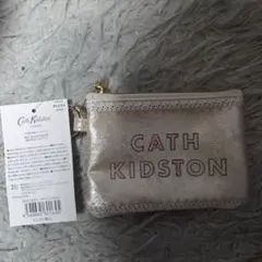 Cath Kidston フラットポーチ ゴールド