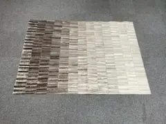 KAREの牛革（カウハイド）パッチワークラグ カーペットハンドメイド