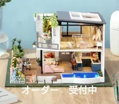 3F 【極美品】西欧風 教会 ミニチュア 模型 フィギュア付き（結婚式・ウェディ 3F 【極美品】西欧風 教会 ミニチュア 模型 フィギュア付き（結婚式