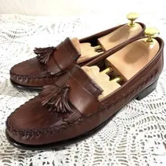 極美品】ジャランスリワヤ タッセルローファー エドワード ブラウン