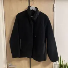 ブラック フリースジャケット