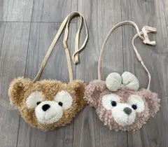 ディズニー ぬいぐるみ パスケース ダッフィー シェリーメイ ポーチDisney