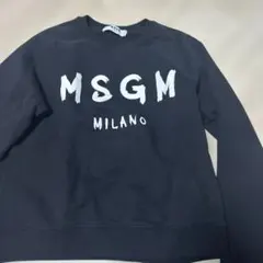 MSGM MILANO ロゴ スウェット トレーナー ブラック