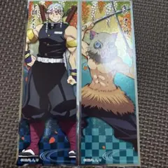 鬼滅の刃ロングステッカー宇髄天元、嘴平伊之助