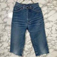 Lee　リー　（28×29）　カットオフ　ハーフデニムジーンズ　ライトブルー