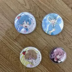 キャラクター缶バッジ4個セット(バラ売り可)