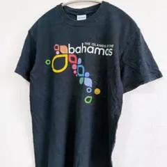 【GILDAN】THE BAHAMAS プリントTシャツ S ブラック