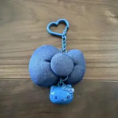 美品アイラブハローキティ♡Hello Kitty♡ キーホルダーブルー