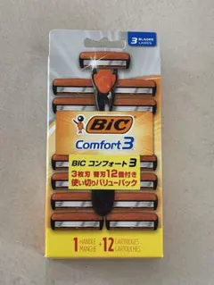 BIC（ビック）コンフォート3（3枚刃）替刃12個付 使い切りバリューパックのサムネイル