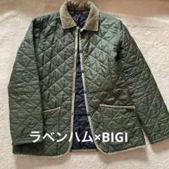 ラベンハム ビギ キルティングジャケット カーキ 38 M