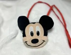 ミッキーマウス ポーチ ファスナー付き