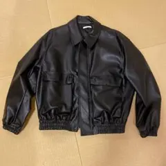 WYM 合成皮革 ブラックジャケット Mサイズ