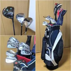 X-LINE メンズ ゴルフフルセット 即ラウンドOK 買い足し不要 送料込み