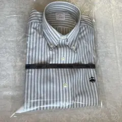 新品未使用 ブルックスブラザーズ ノンアイロンシャツ ロゴ刺繍 Mサイズ