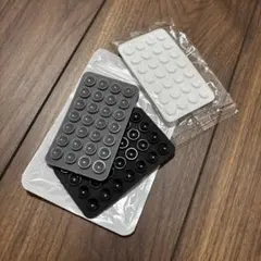 【2枚セット】シリコン吸盤付き 両面 ハンズフリー強力グリップ スマホ