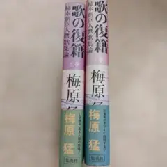 歌の復箱 上下巻 梅原猛