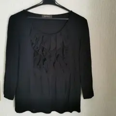 リフレクト　黒のカットソー