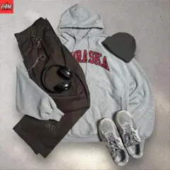 c-boy style(T16)スウェットフーディーストリートコーデシティボーイ