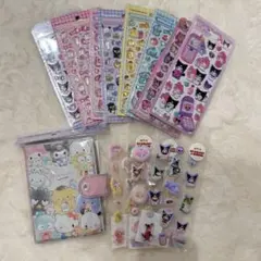 サンリオ シール バインダー ボンボンドロップ ぷっくりシールセット シール交換