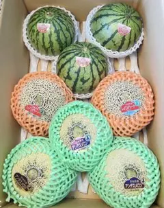 食べ比べセット アンデスメロン 甘いミツバチ交配 レノンハートメロン