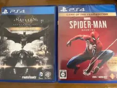 バットマン アーカムナイト & スパイダーマン セット PS4