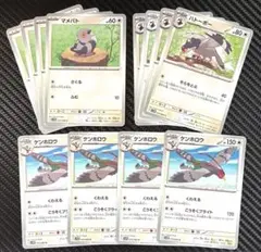 マメパト　ハトーボー　ケンホロウ　こうそくフライト　12枚セット　sv11B
