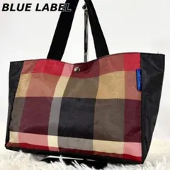 ブルーレーベル クレストブリッジ トートバッグ チェック柄
