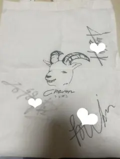 chevon 最初期グッズトートバッグ サイン入り