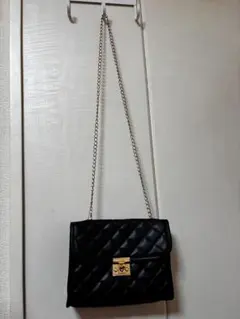 ギャル バック ブラックキルティング パーティーバッグ ショルダーバッグ