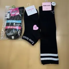 子供靴下3足　ジェニィ　ラブトキ　ピンクラテ　値下げ不可