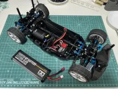 タミヤ XV-01 TC化 改 カーボンシャーシ メカ付 オマケ付 - メルカリ
