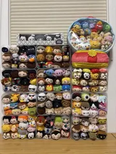 【レア有】ツムツムぬいぐるみ160体以上まとめ売りセットガチャボックス付